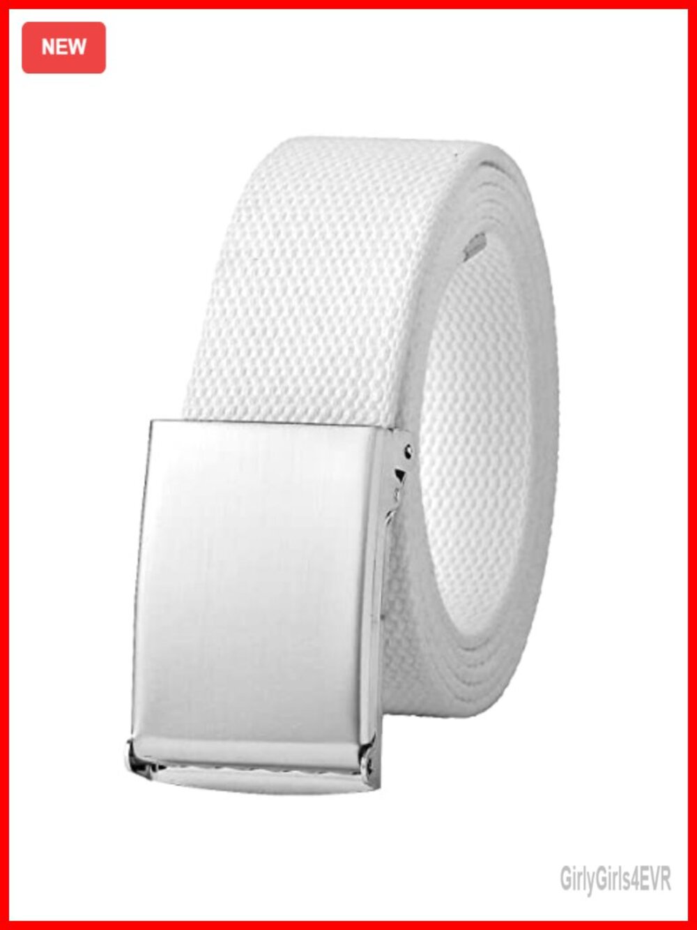 Canvas Web Belt Fully Adjustable Cut to Fit Golf Belt Flip Top Buckle